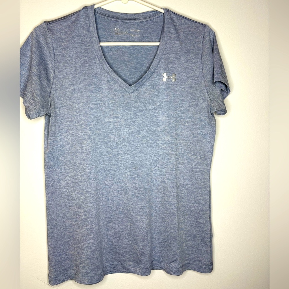 Under Armour Blue V-Neck T-Shirt